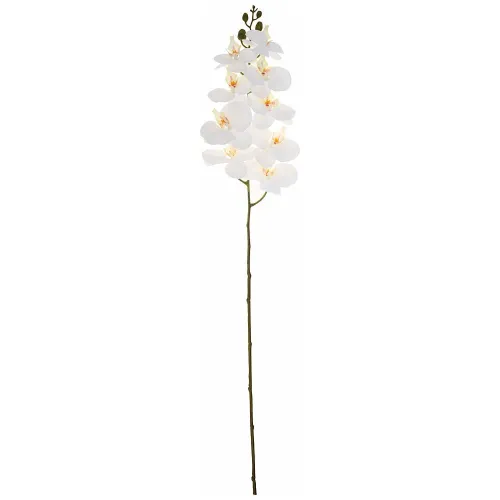 Цветок искусствнный орхидея высота=96 см белый - Lefard