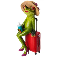 Фигурка декоративная лягушка 7,5х6х17,7 см – Lefard