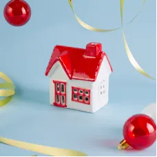 Статуэтка домик с LED-подсветкой 9,5х7х11 см – Lefard