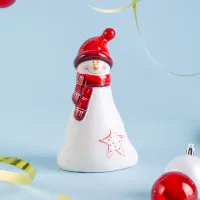 Статуэтка снеговик 9,8х6х17 см – Lefard
