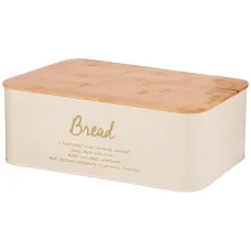 Хлебница 2 в 1 Арктик 6 л 34*18*12,5 см цвет: бежевый - Agness