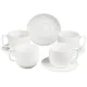 Фарфоровый чайный набор на 4 персоны, 8 предметов Free Line, 300 мл – Lefard