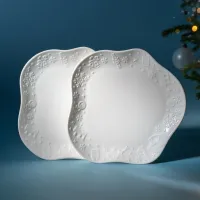 Набор фигурных тарелок закусочных Nutcracker 2 штуки 20,5*2 см – Lefard