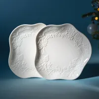 Набор фигурных тарелок закусочных Celebration 2 штуки 20,5*2 см – Lefard