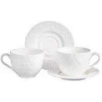 Фарфоровый чайный набор на 2 персоны, 4 предмета, MUSE, 230 мл – Lefard