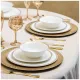 Сервиз обеденный Crown на 6 персон, 23 предмета золотой – Lefard