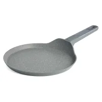 Сковорода блинная с антипригарным покрытием Pfluon Marble, 24*4,3 см – Agness