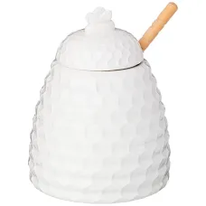 Банка для меда с ложкой 400 мл – Lefard