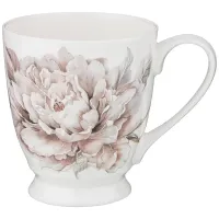 Фарфоровая кружка White Flower 480 мл – Lefard