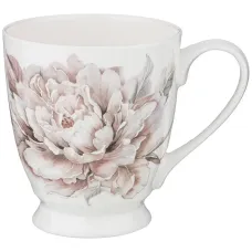 Фарфоровая кружка White Flower 480 мл – Lefard