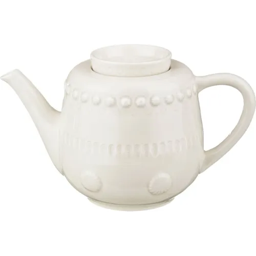 Керамический заварочный чайник фантазия белый 1.5 л высота=16 см - Bordallo Pinheiro