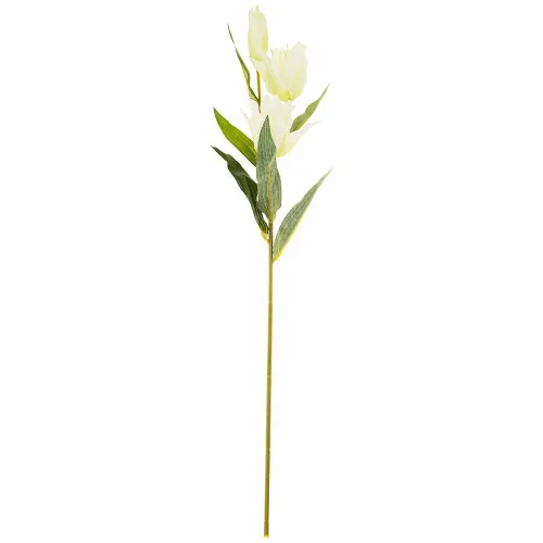 Цветок искусственный лилия высота=64 см белый - Lefard