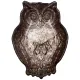 Блюдо owl brown 17х12х3.5 см - АКСАМ
