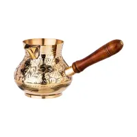 Турка резная Graving 450 мл латунь – Lefard