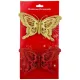 Декоративное изделие: набор бабочек из 2 штук 14*9 см - Lefard