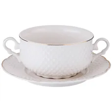 Бульонница на подставке Диаманд Голд 350 мл – Lefard