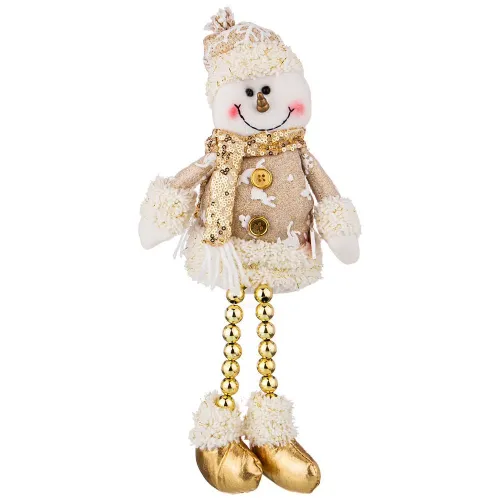 Фигурка золотая коллекция снеговик 16*8*38 см - Lefard