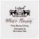 Фарфоровая кружка white flower 420 мл серая - Lefard