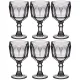 Набор бокалов для вина рока 6 штук серия muza color 300 мл высота=17 см - Lefard
