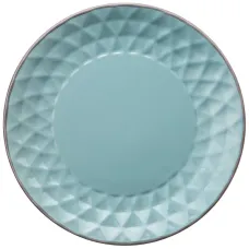 Тарелка подстановочная 24 см коллекция мираж цвет: голубое небо - Lefard 6 штук