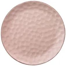 Тарелка подстановочная 24 см коллекция отражение цвет: розовая пудра - Lefard 6 штук