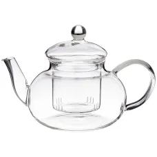 Стеклянный заварочный чайник со стеклянным фильтром 700 мл - Agness