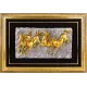 Панно лошади золото 85*120 см - Lefard