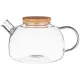 Стеклянный заварочный чайник 800 мл с бамбуковой крышкой – Agness