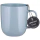 Фарфоровая кружка Gloss 400 мл голубая 4 штуки – Bronco