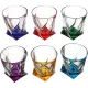 Набор стаканов для виски из 6 штук квадро декорейшн 72r93 340 мл высота=10 см - Crystalite Bohemia