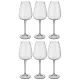Набор бокалов для вина из 6 штук alizee/anser 440 мл высота=24 см - Crystalite Bohemia