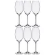 Набор бокалов для вина из 6 штук esta/fulica 400 мл высота=25 см - Crystalite Bohemia