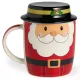 Кружка с крышкой Санта 355 мл – Lefard