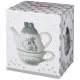 Керамический чайный набор на 1 персону 2 предмета ля мур - Agness