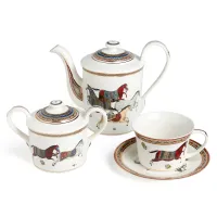 Фарфоровый чайный сервиз на 6 персон, 14 предметов Passage 850/400/250 мл – Lefard