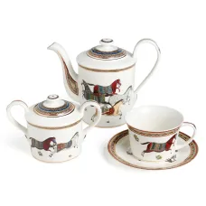 Фарфоровый чайный сервиз на 6 персон, 14 предметов Passage 850/400/250 мл – Lefard