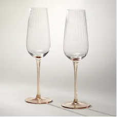 Набор бокалов для шампанского из 2-х штук Jadore 250 мл – Lefard