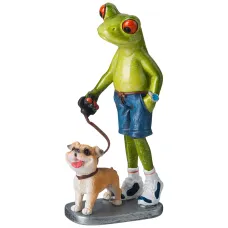 Фигурка декоративная лягушка 9х6,3х16,5 см – Lefard