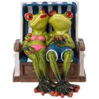 Фигурка декоративная Лягушки на отдыхе 16х11,2х11,2 см – Lefard