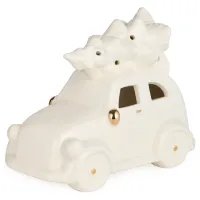 Фигурка машинка с елкой с LED-подсветкой 16,2*8,3*12,5 см – Lefard