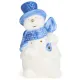 Статуэтка снеговик с LED-подсветкой 5,7х5,8х10,5 см – Lefard