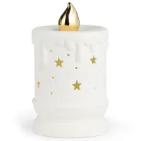 Статуэтка свеча с LED-подсветкой 8,8х8,8х14,8 см – Lefard