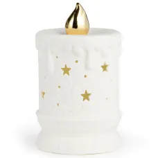 Статуэтка свеча с LED-подсветкой 8,8х8,8х14,8 см – Lefard