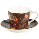 Фарфоровый кофейный набор на 2 персоны, 4 предмета, Golden Birds, 120 мл – Lefard