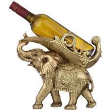Подставка под бутылку слон 28*11.5*26 см серия махараджи - Lefard