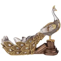 Подставка под бутылку Павлин 32.5*14*25.5 см Серия Махараджи - Lefard