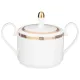 Фарфоровый чайный сервиз на 6 персон 14 предметов crown золотой - Lefard