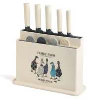 Набор из 10 предметов: 5 ножей, 4 доски и подставка, серия Family Farm - Agness