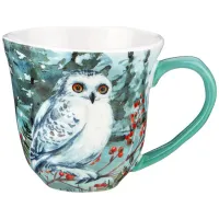 Фарфоровая кружка Лесная сказка Сова 450 мл – Lefard