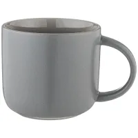 Кружка Velour 440 мл темно-серая - Bronco 4 штуки